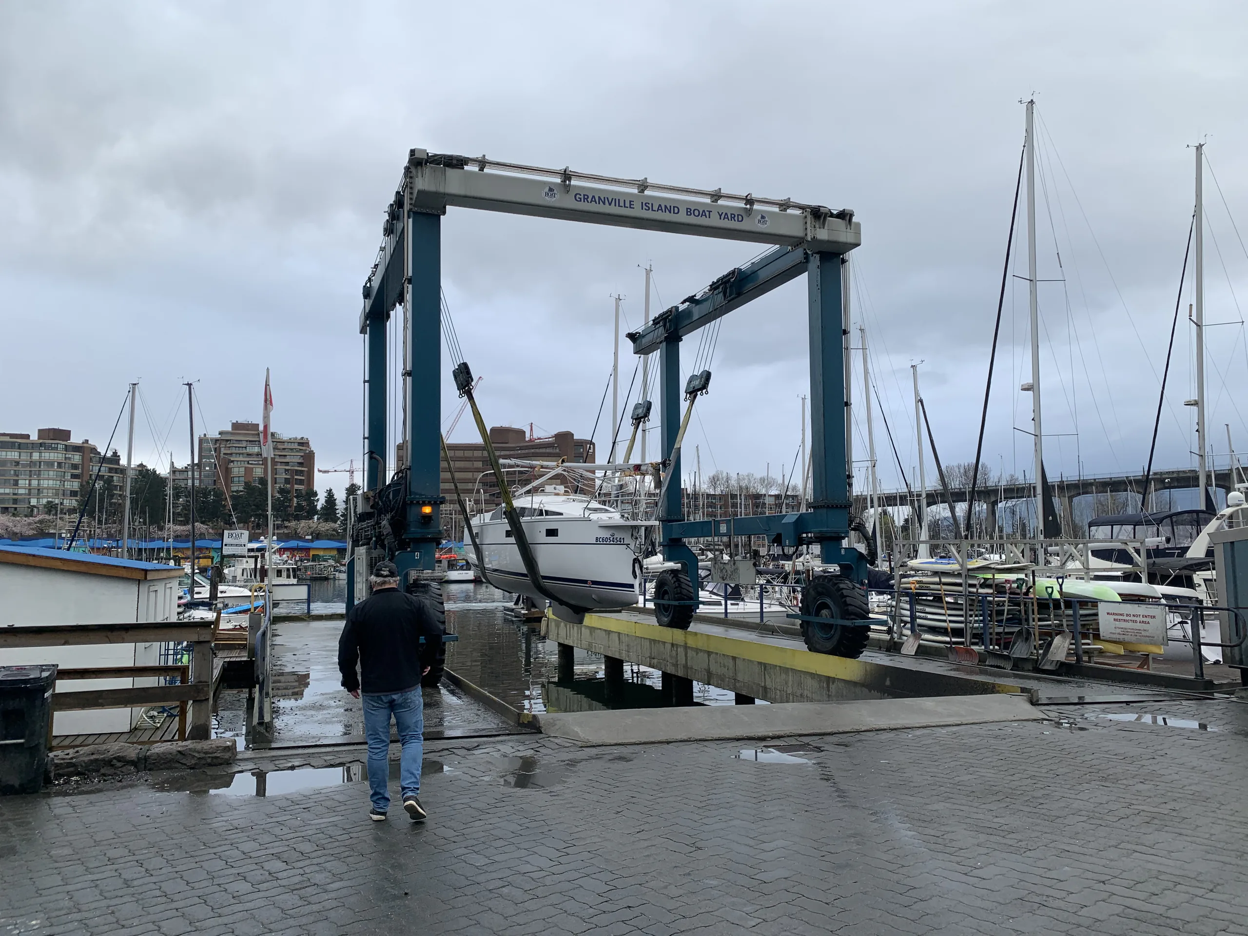 TES Yacht delivery in Vancouver
